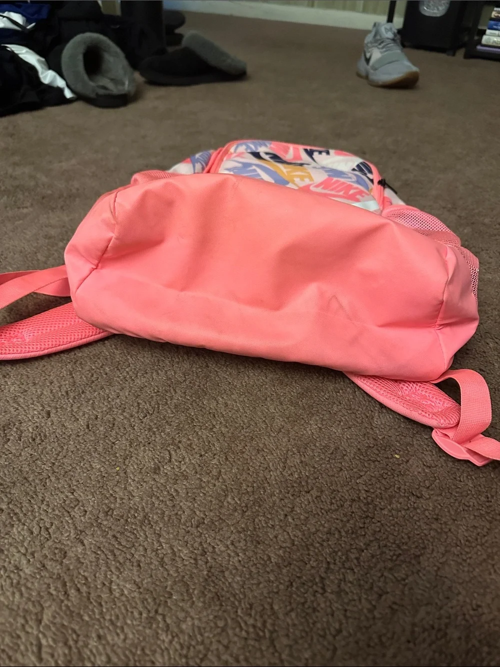 Nike Pink Multi-Logo Swoosh Backpack